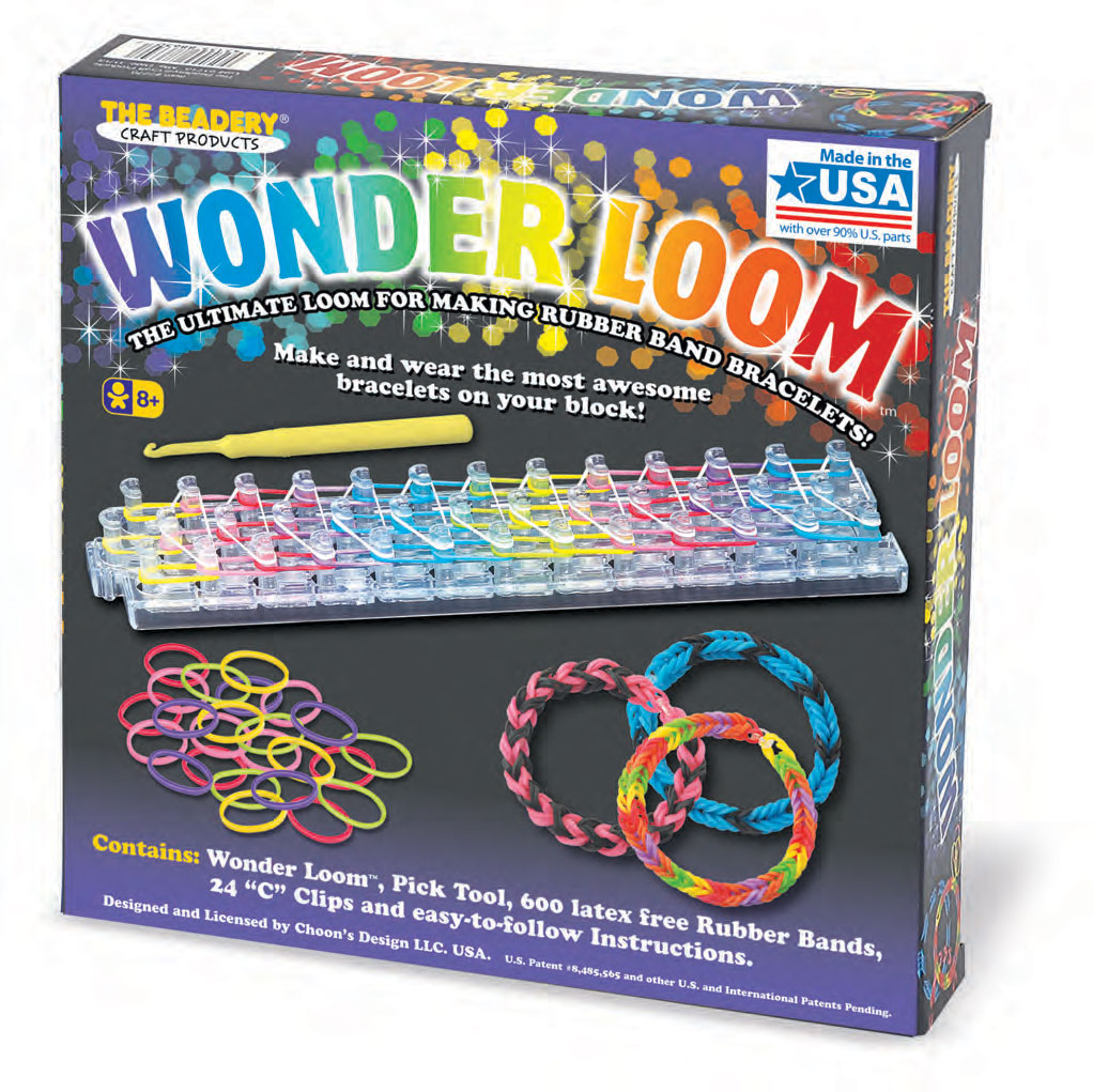 The Beadery Wonder Loom Kit, Gift for Kids, Includes 600 Rubber