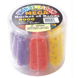 600 Pieces - Rubber Bands Refill Loom Set - Rubber Band Bracelet Kit