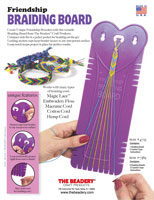 Beadery SS73389 Friendship Bracelet Braiding Boards