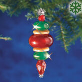 The Beadery Holiday Beaded Ornament Kit - Faceted Elegant Snowmen - 6917642