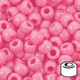 750V073 – 9x6mm Barrel Pony Bead – White – 900 Pc Value Pack