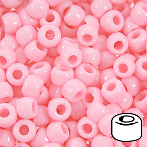 750V064 – 9x6mm Barrel Pony Bead – Baby Pink – 900 Pc Value Pack