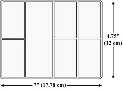 2174 – 7 Compartment Organizer Box