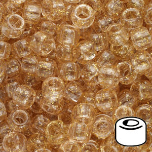 Gold Glitter Beads 6 x 9 mm – Craft N Color