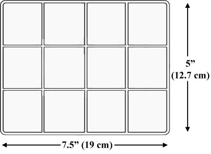 The Beadery Clear 12 Compartment Box, Plastic Material, Ages 3+