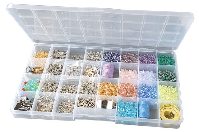 2176 – 32 Compartment Large Bead Keeper Box