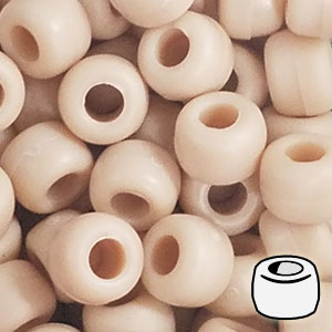 Go Create Plastic White Pony Beads, 500 ct.