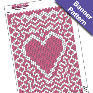 5343 – Valentine Beaded Banner Pattern