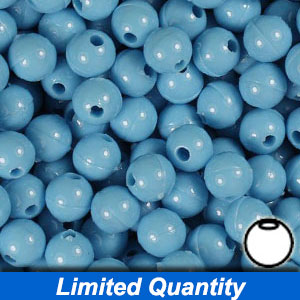 Pony Beads Blue 6 mm x 9 mm 1000 Pieces