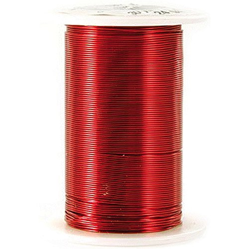 2490S217 - 24 Ga Crafting Wire - 30 yds. - Red