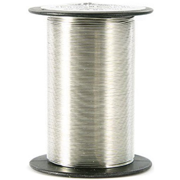 24 Gauge Silver Plated Charcoal Soft Flex® Craft Wire - Golden Age