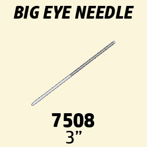 Large Eye Needles- 3 Pack