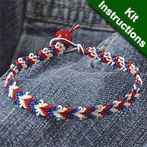 Chevron Summer Friendship Bracelets 