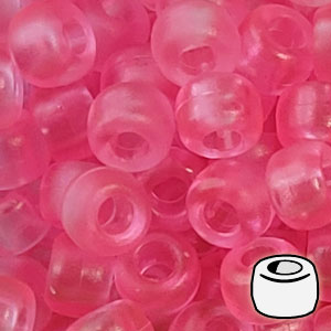 DIY 9x6MM Clear Barrel Plastic Pony Beads - Crafting Beads