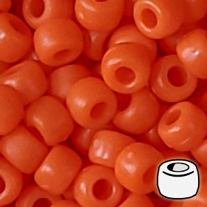 Matte Red Pony Beads