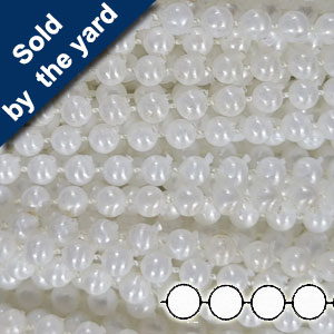 1690SV073BK - 10mm Number Beads - White / Black Letters - 1/4 Lb Value Pack